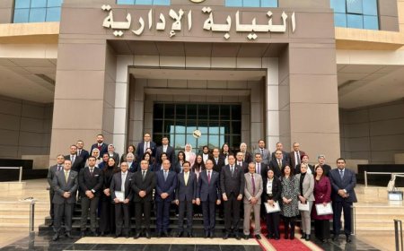 ختام ورشة تنمية مهارات التحقيق الإداري ومكافحة الفساد في صور النيابة الإدارية