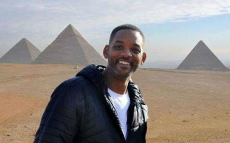 ويل سميث يتألق في زيارة الأهرامات ويقدم رقصة مثيرة على أنغام مكسرات