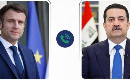 رئيس الوزراء العراقي يتواصل مع الرئيس الفرنسي لمناقشة تطورات الأوضاع في سوريا