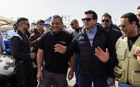 وزير الشباب يشارك في انطلاق البطولة الدولية الثانية Game X لسباقات السيارات