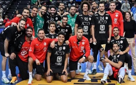 منتخب مصر لكرة اليد يواجه تحديًا صعبًا ضد الجزائر في الدور الرئيسي لأمم إفريقيا