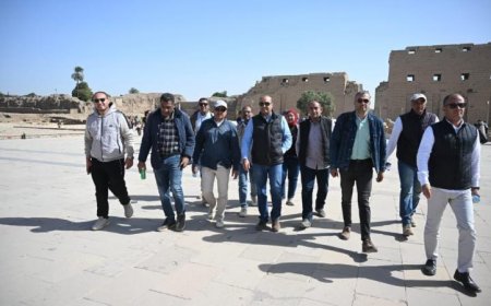 الأمين العام للمجلس الأعلى للآثار يزور مشروعات أثرية جديدة في الأقصر لتعزيز السياحة الثقافية