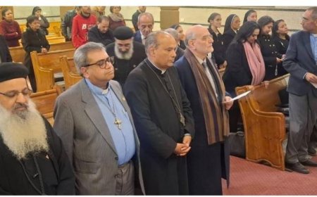 رئيس الطائفة الإنجيلية والأمين العام للكنائس الشرق الأوسط يركزان على تعزيز الحوار الديني