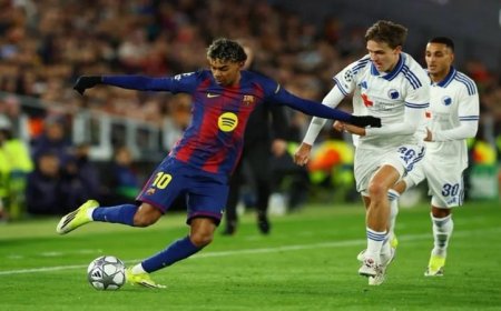 برشلونة يعود بقوة ويحقق انتصاراً كبيراً 4-0 على كوبنهاجن في دوري أبطال أوروبا