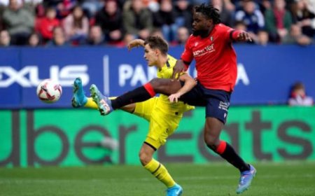 نتيجة مثيرة تعادل فياريال وأوساسونا في الدوري الإسباني لكرة القدم