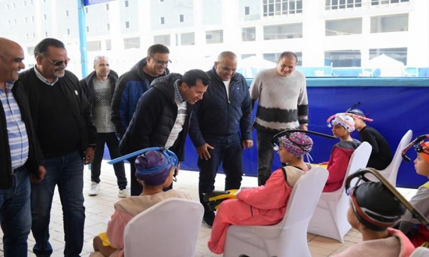 وزير الرياضة يشارك في فعاليات بطولة القاهرة للسباحة بالزعانف