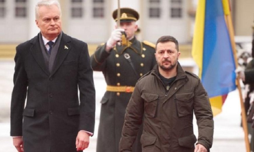 زيلينسكي ورئيس ليتوانيا يناقشان ملفات سياسية مهمة لتعزيز التعاون المشترك