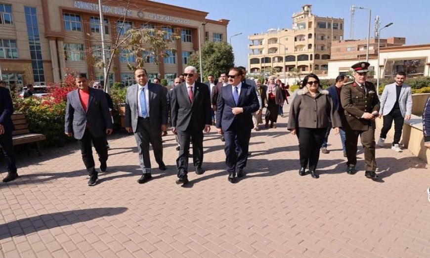 محافظ المنوفية يزور فعاليات الدورة التدريبية العسكرية الـ51 في الجامعة الأهلية