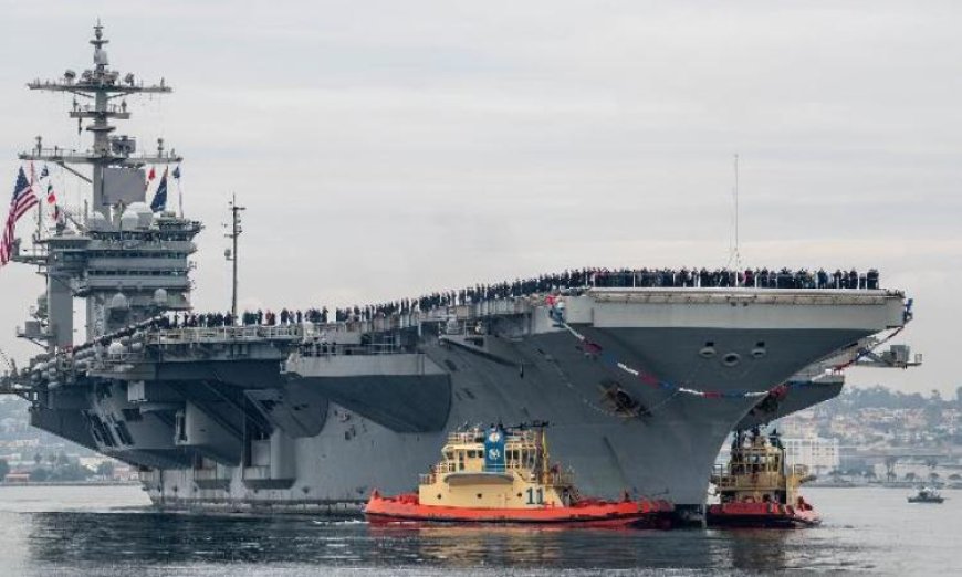 حاملة الطائرات أبراهام لينكولن تصل الشرق الأوسط وسط تصاعد التوترات مع إيران