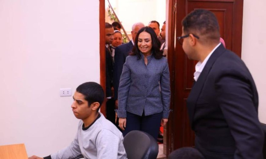 وزيرة التضامن الاجتماعي تطلق مجمعاً متميزاً لرعاية وتأهيل ذوي الإعاقة
