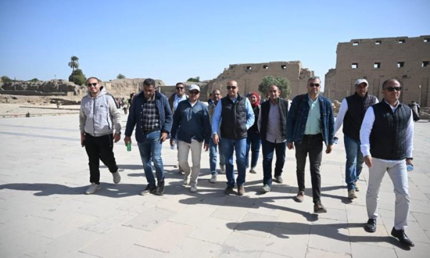 الأمين العام للمجلس الأعلى للآثار يقوم بجولة تفقدية لمشروعات أثرية جديدة في الأقصر
