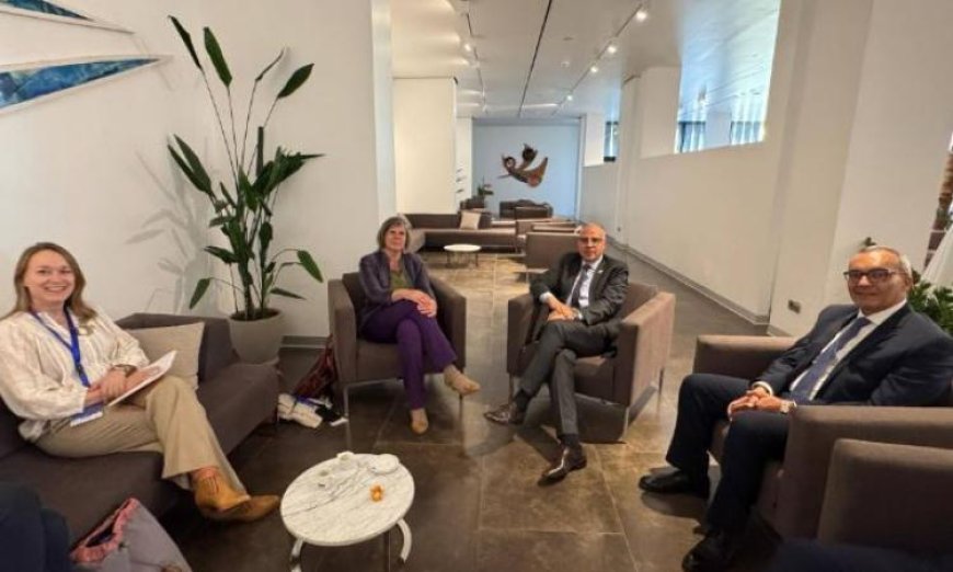 وزير الري يلتقي المبعوثة الهولندية للمياه لبحث سبل تعزيز التعاون في مجال الموارد المائية