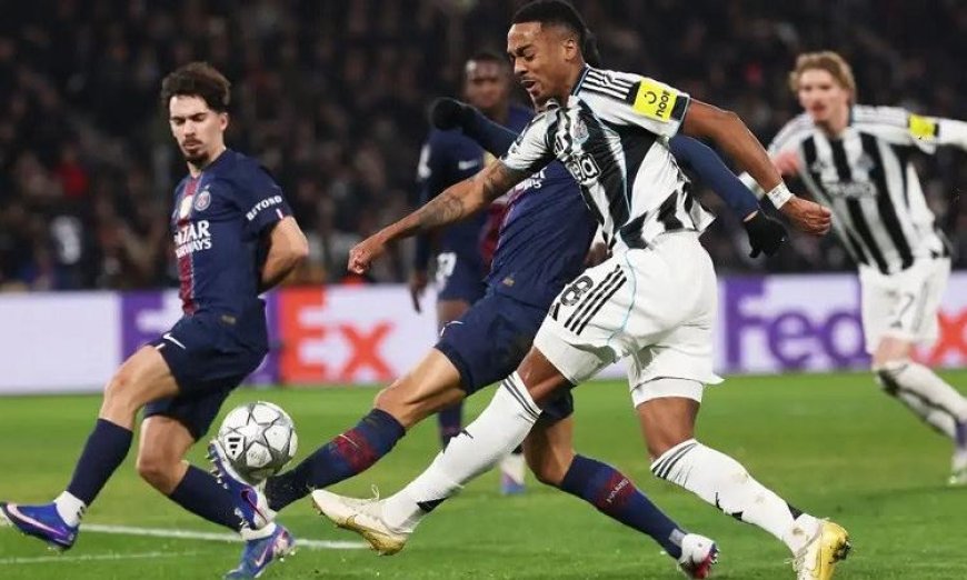 تعادل باريس سان جيرمان مع نيوكاسل 1-1 ويتأهل إلى الملحق الأوروبي