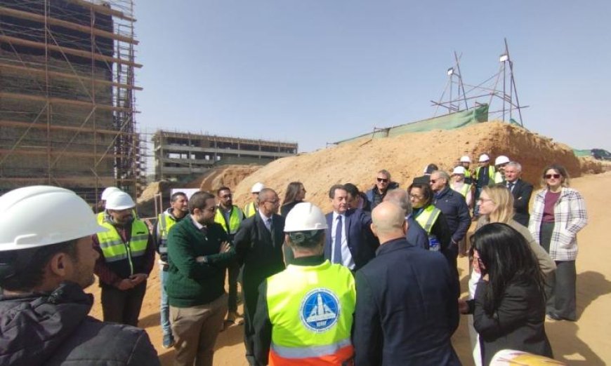 التعليم العالي تتابع أحدث تطورات مشروع الحرم الجامعي للجامعة الفرنسية في الشروق