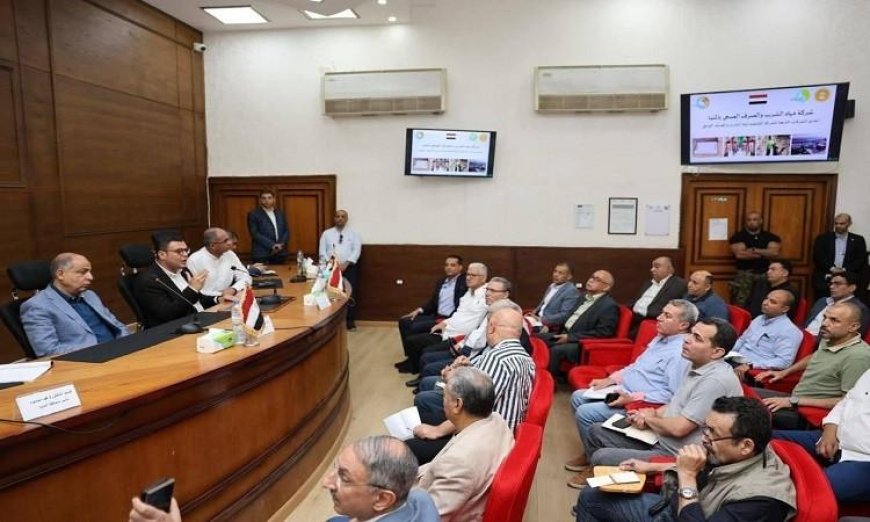 محافظ المنيا يستعرض إنجازات مشروعات مياه الشرب والصرف الصحي لعام 2025