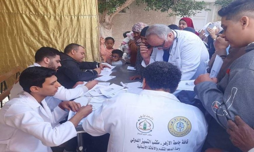 بدء القافلة الطبية المتكاملة في مدينة سفاجا لتقديم خدمات صحية متميزة