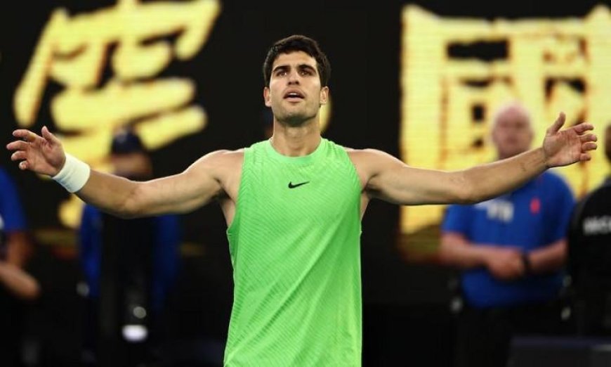 ألكاراز يتألق ويقضي على زفيريف ليعبر إلى نهائي أستراليا المفتوحة