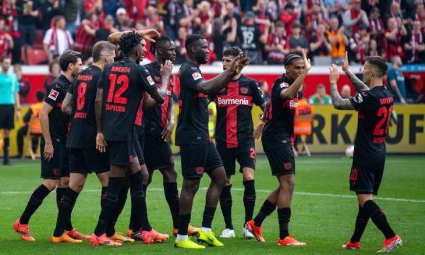 باير ليفركوزن يحقق فوزاً ساحقاً بثلاثية على فرانكفورت في الدوري الألماني