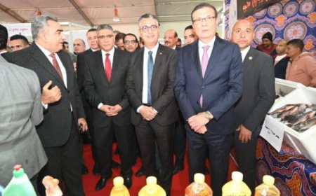 افتتاح معرض السلع الغذائية بالمتحف الزراعي بالجيزة بحضور وزيرا الزراعة والتموين