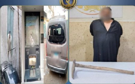 إلقاء القبض على شخص يعاني من اضطرابات نفسية بعد تكسيره سيارات في الشرقية