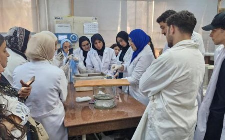 القومي للبحوث يختتم تدريب طلبة كلية تكنولوجيا العلوم الصحية التطبيقية بنجاح