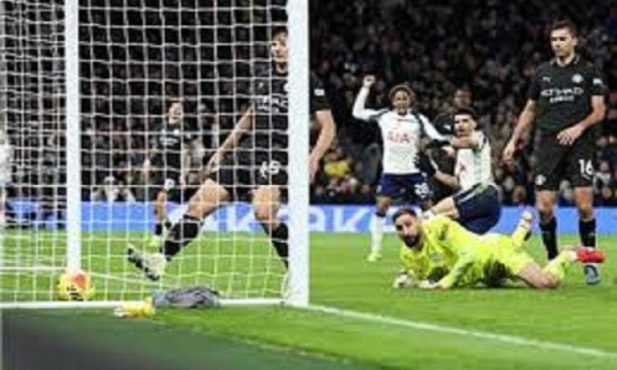 توتنهام يحقق تعادلًا رائعًا أمام مانشستر سيتي في الدوري الإنجليزي الممتاز