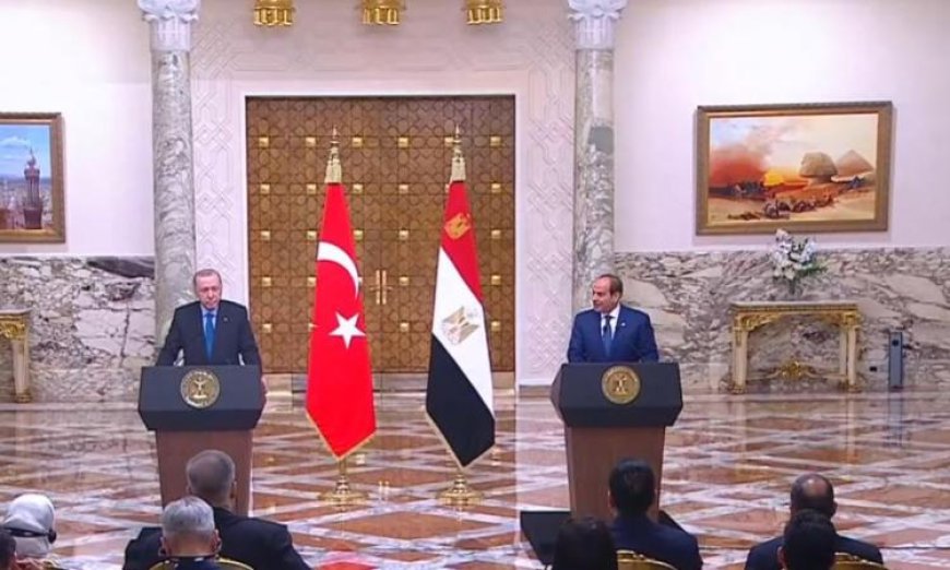 الرئيس السيسي يعلن عن خطة لزيادة التبادل التجاري مع تركيا إلى 15 مليار دولار