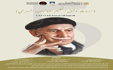 القومي للمسرح يكشف عن الفائزين في مسابقة توفيق الحكيم للتأليف المسرحي