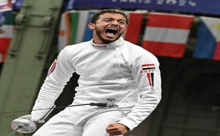 محمد السيد يتألق ويحقق برونزية كأس العالم لسيف المبارزة في كازاخستان