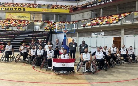 منتخب مصر لكرة السلة على الكراسي المتحركة يحقق انتصاراً ساحقاً على ليبيريا في تصفيات كأس العالم