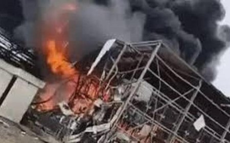 حريق هائل في موقع صناعي بجنوب إسرائيل بعد هجوم صاروخي إيراني وفقًا ليديعوت أحرونوت