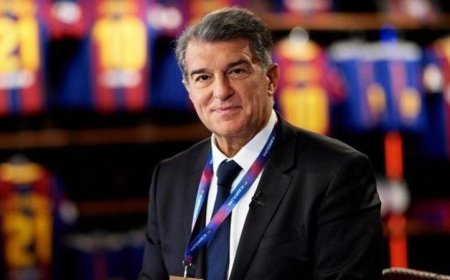 رئيس برشلونة يكشف كيف حسنت إدارة النادي المالية بعد مغادرة ميسي