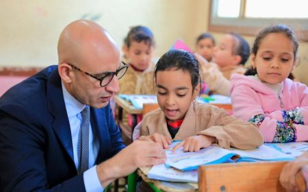 جولة غير متوقعة لوزير التعليم في الغربية لمراقبة انتظام سير الدراسة مع صور حصرية
