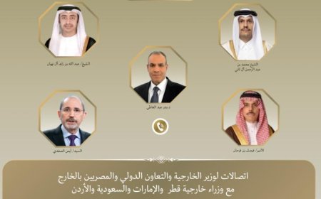 عبد العاطي يناقش مع وزراء خارجية قطر والإمارات والسعودية والأردن استراتيجيات خفض التصعيد في المنطقة