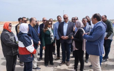 وزيرة التنمية المحلية ومحافظ الإسكندرية يزوران مركز الناصرية للتعامل مع المخلفات الخطرة