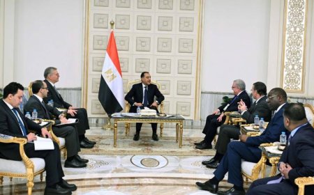 رئيس الوزراء يتباحث مع رئيس شركة شيفرون العالمية للاستكشاف والإنتاج لتعزيز التعاون في قطاع الطاقة