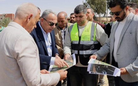 محافظ الإسماعيلية يجري جولة تفقدية لمتابعة أعمال تطوير مدخل مدينة القنطرة غرب وسوق الجملة