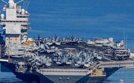 استعدادات لإرسال حاملة طائرات أمريكية جديدة إلى الشرق الأوسط