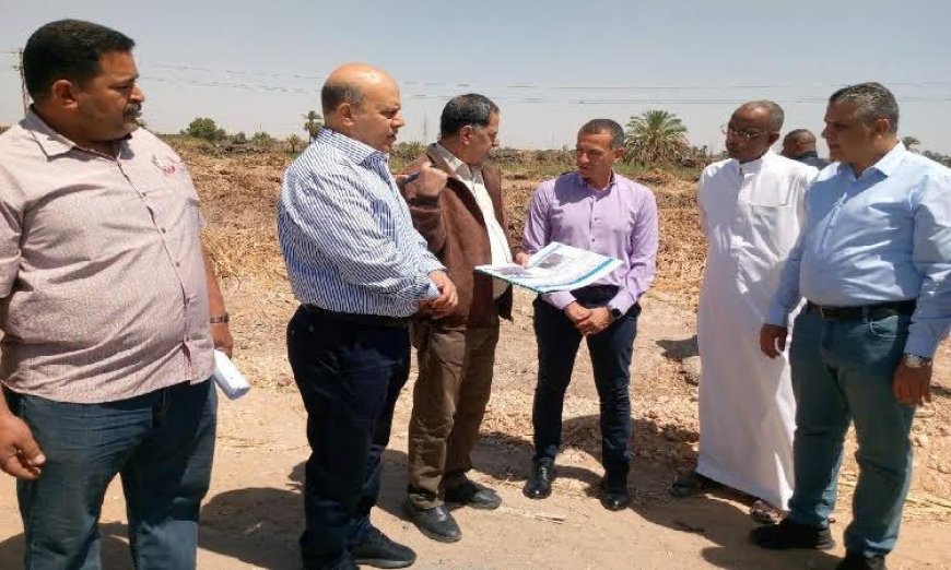 محافظ أسوان يزور أعمال تحسين الطريق الدائري بلانة كلابشة لتعزيز البنية التحتية