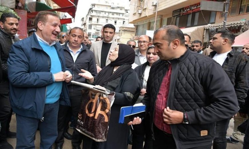 محافظ بورسعيد يزور البازار القديم لمتابعة تحسين الانضباط وتطوير الخدمات السياحية