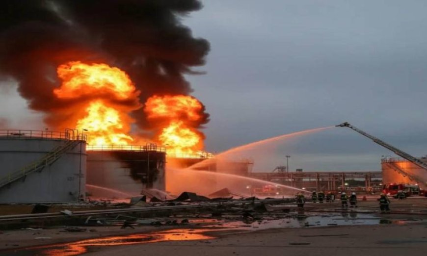 إصابة 6 أشخاص في حرائق أبوظبي بعد اعتراض صاروخ باليستي في المناطق الاقتصادية بخليفة