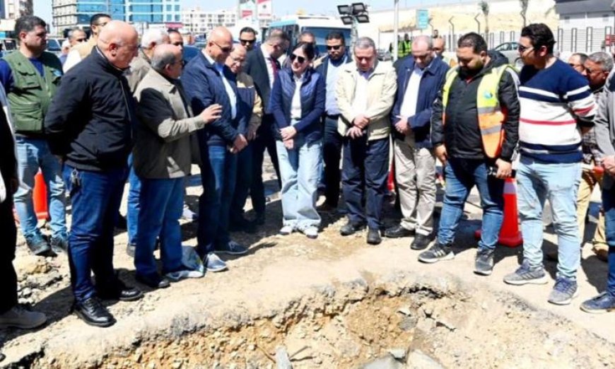 وزيرة الإسكان تواصل جهود ربط خط مياه الشرب الرئيسي في زهراء المعادي