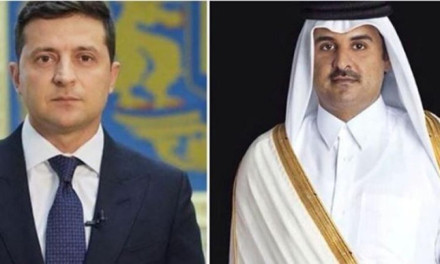 أمير قطر والرئيس الأوكراني يتناولان الأوضاع الإقليمية والدولية في اجتماع حاسم