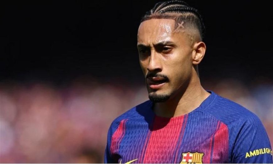 رافينيا يستبعد من صفوف برشلونة في 7 مباريات حاسمة