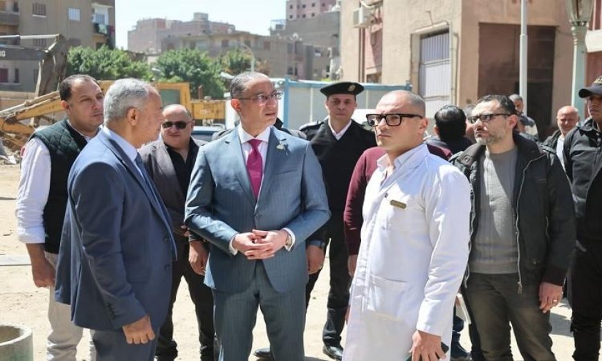 محافظ الجيزة يراقب تقدم العمل في مستشفى أم المصريين ويؤكد تواجد الأطقم الطبية