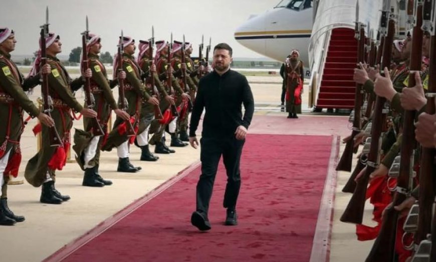 زيارة الرئيس الأوكراني إلى الأردن تعزز العلاقات الإقليمية وتنطلق بجولة مهمة