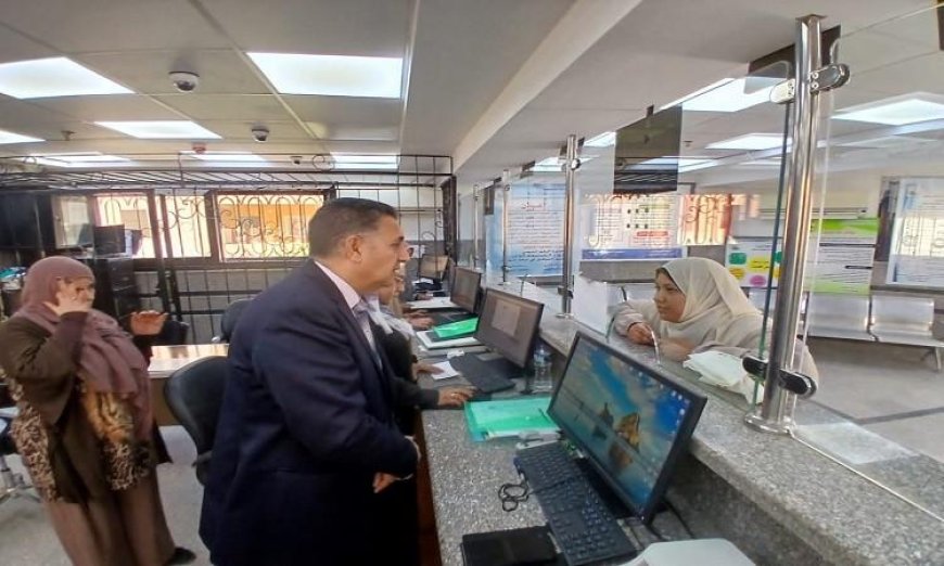 محافظ القليوبية يقوم بجولة تفقدية في المركز التكنولوجي للتأمين الصحي ومدارس قها