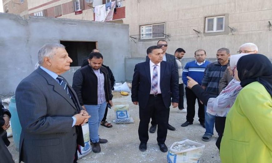 محافظ القليوبية يزور مشروع مكتبة مصر العامة في حي غرب شبرا الخيمة