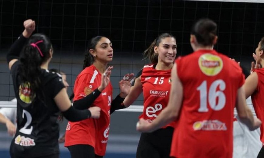 سيدات الأهلي يحققن لقب دوري السوبر للكرة الطائرة بعد انتصارهن على الزمالك 3-0