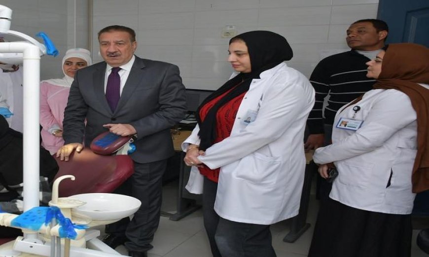 محافظ بورسعيد يواصل متابعة تقدم الأعمال في وحدة العلاج الطبيعي بحي المناخ